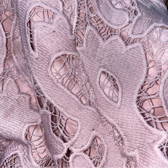 NWT Bardot Lina Lace Dress Pink Rose - Picture 15 of 16